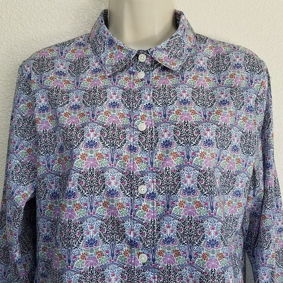 J. Crew Liberty Club Nouveau Floral Button Down Shirt - Picture 3 of 10